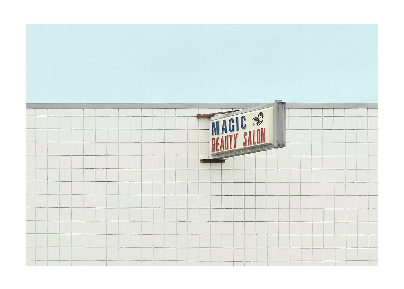 The Poster Club Magic Foto-Kunstdruck 30x40 cm blau weiß
