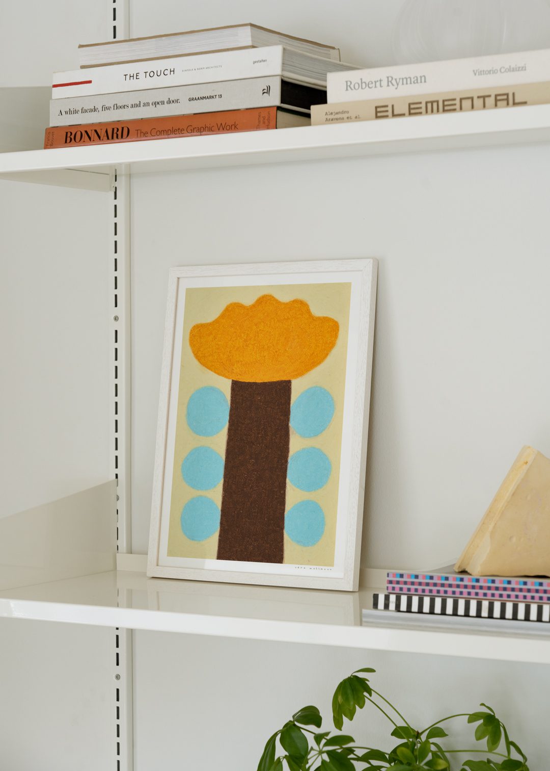 The Poster Club Fiore Poster 30x40 cm Blumen braun