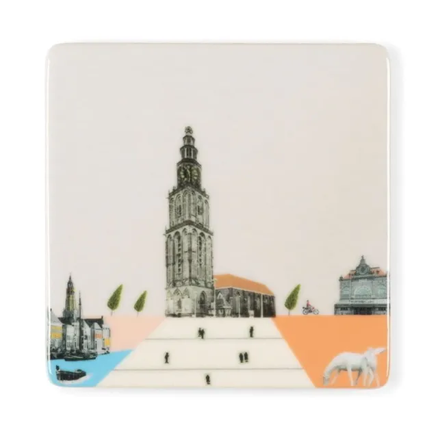 Storytiles Mini's Groningse stadjers Wandfliese Mini Stadt
