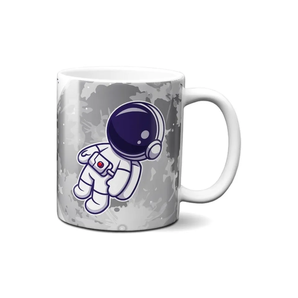 Hustling Sharks Wandbilder Astronaut Tasse 330ml weiß pastell