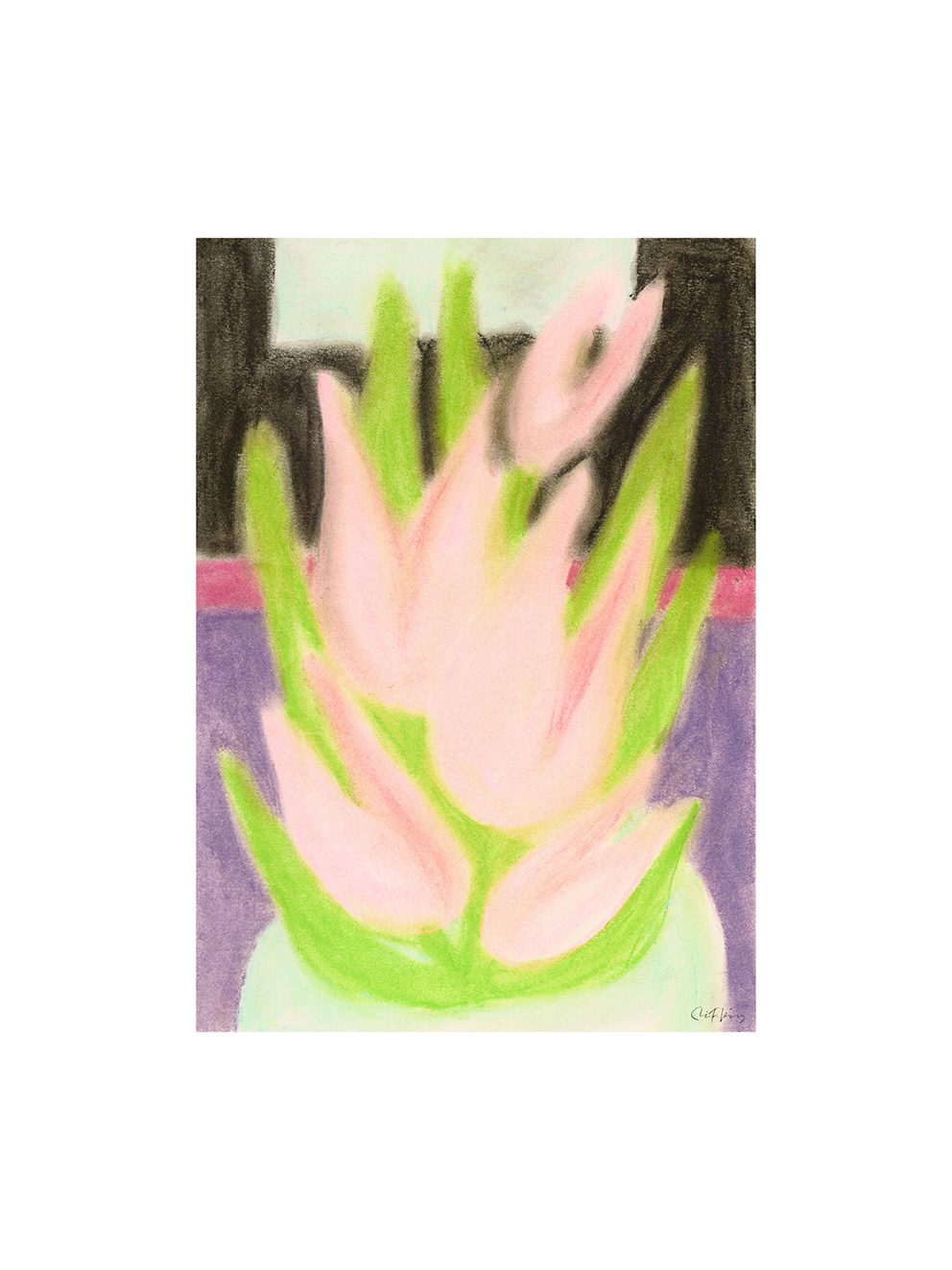 The Poster Club Tulips 11 Kunstdruck 30x40 rosa Tulpen