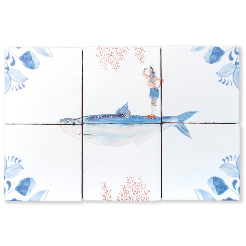StoryTiles Tile Tableaus Vooruit kijken Fliesenbild Set Blick