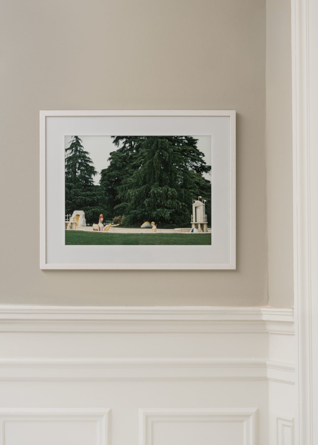 The Poster Club White Wood Frame Bilderrahmen 30x40 cm weiß