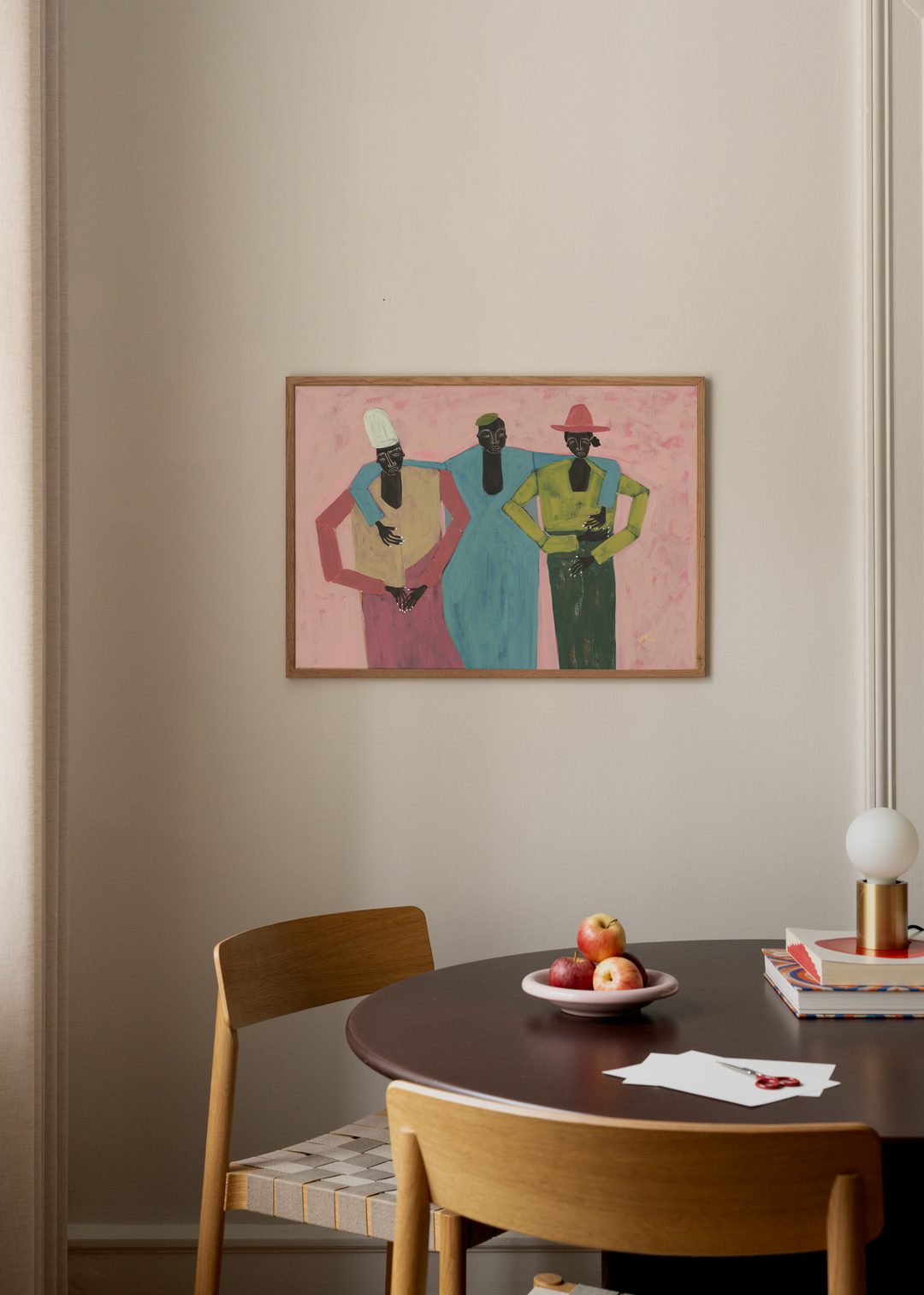 The Poster Club Three Sisters Poster 30x40 cm rosa figurativ