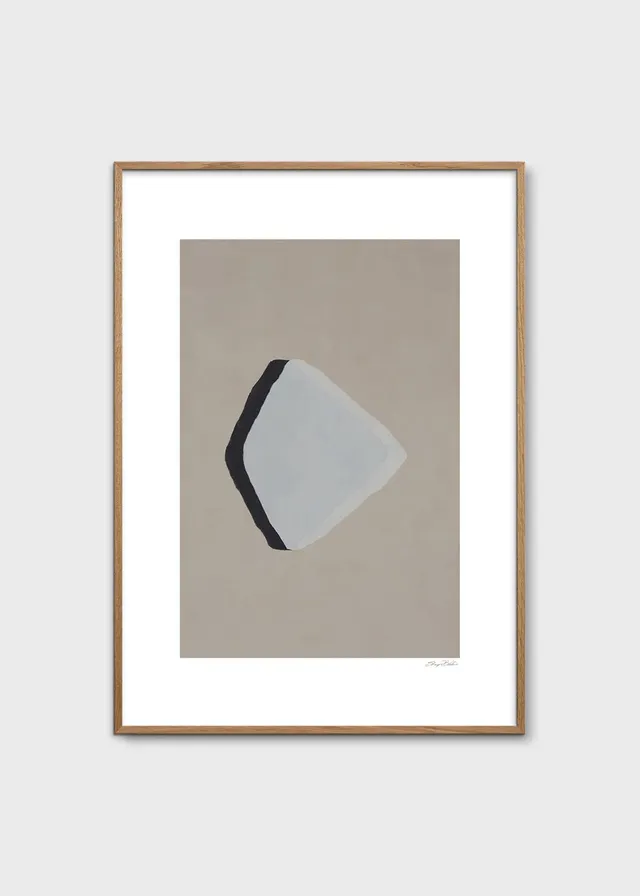 The Poster Club Art Prints Fjord Kunstdruck 30x40 cm beige