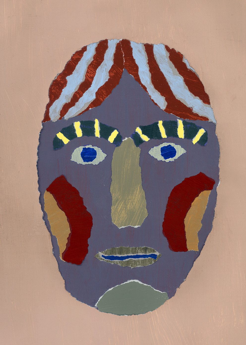 The Poster Club Art Prints Ray Brow Portrait Poster 30x40 cm braun