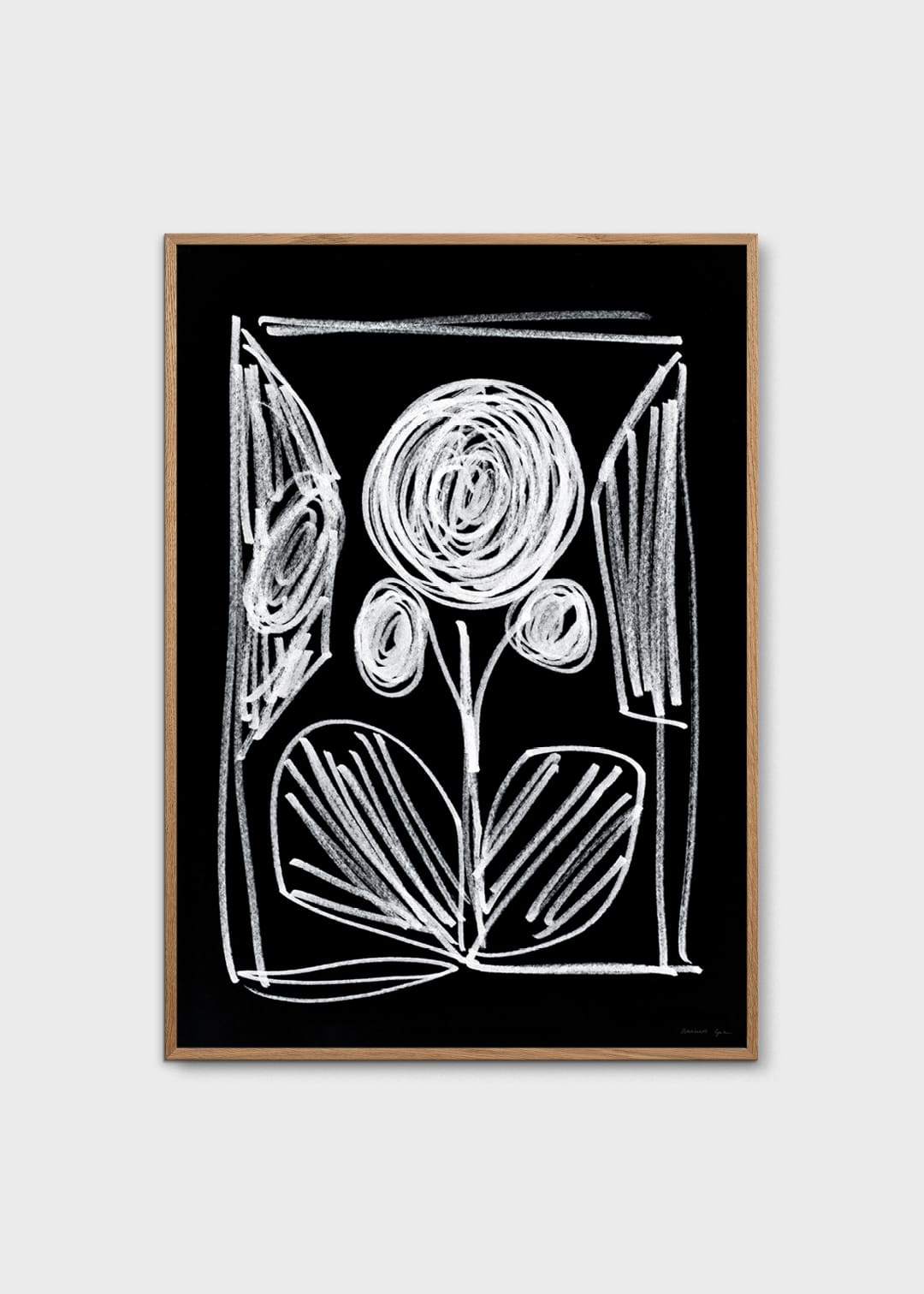 The Poster Club Art Prints Lace No. 166 Poster 30x40 schwarz-weiß