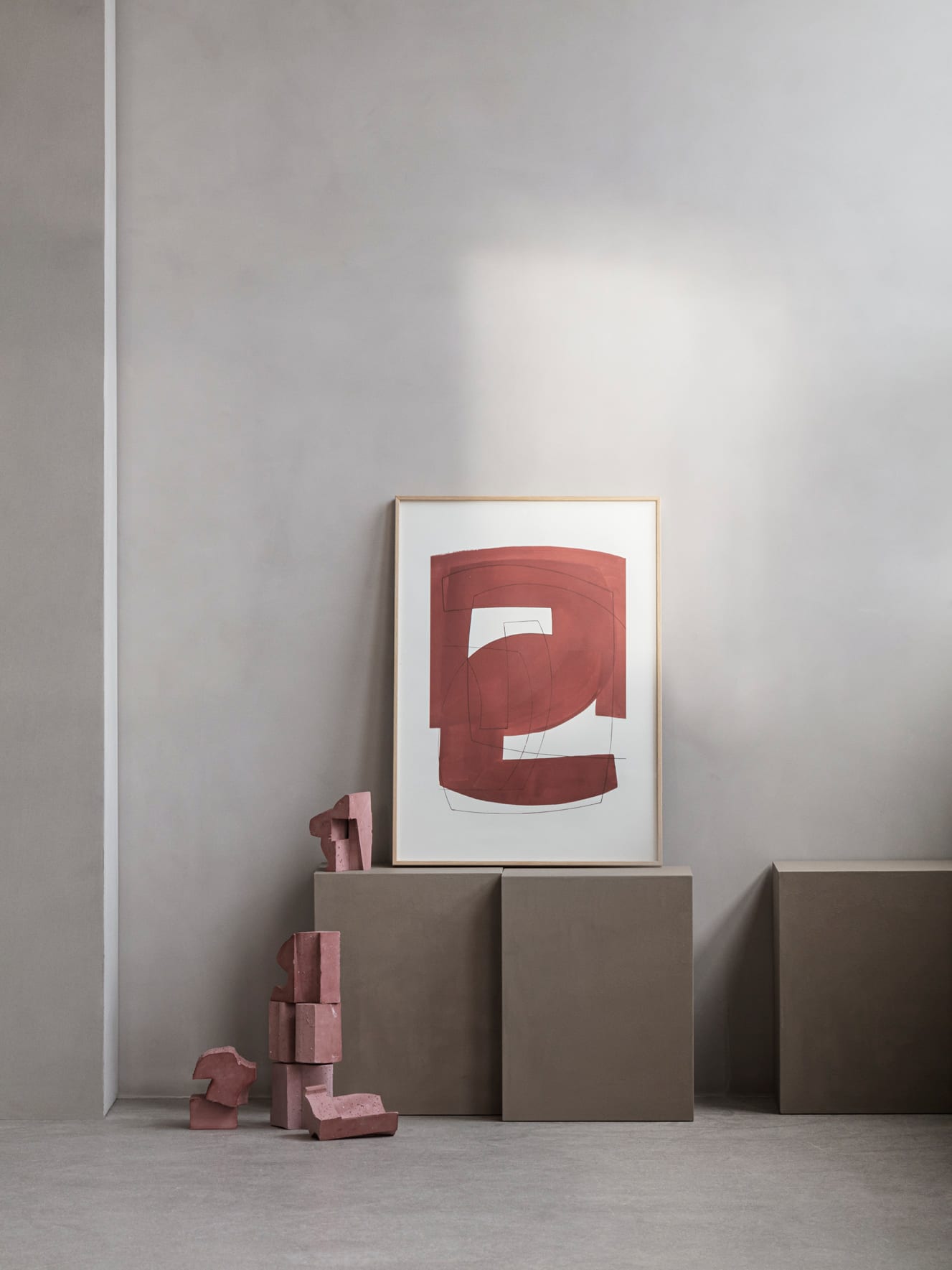 The Poster Club Art Prints Merged Poster 50x70 cm abstrakt