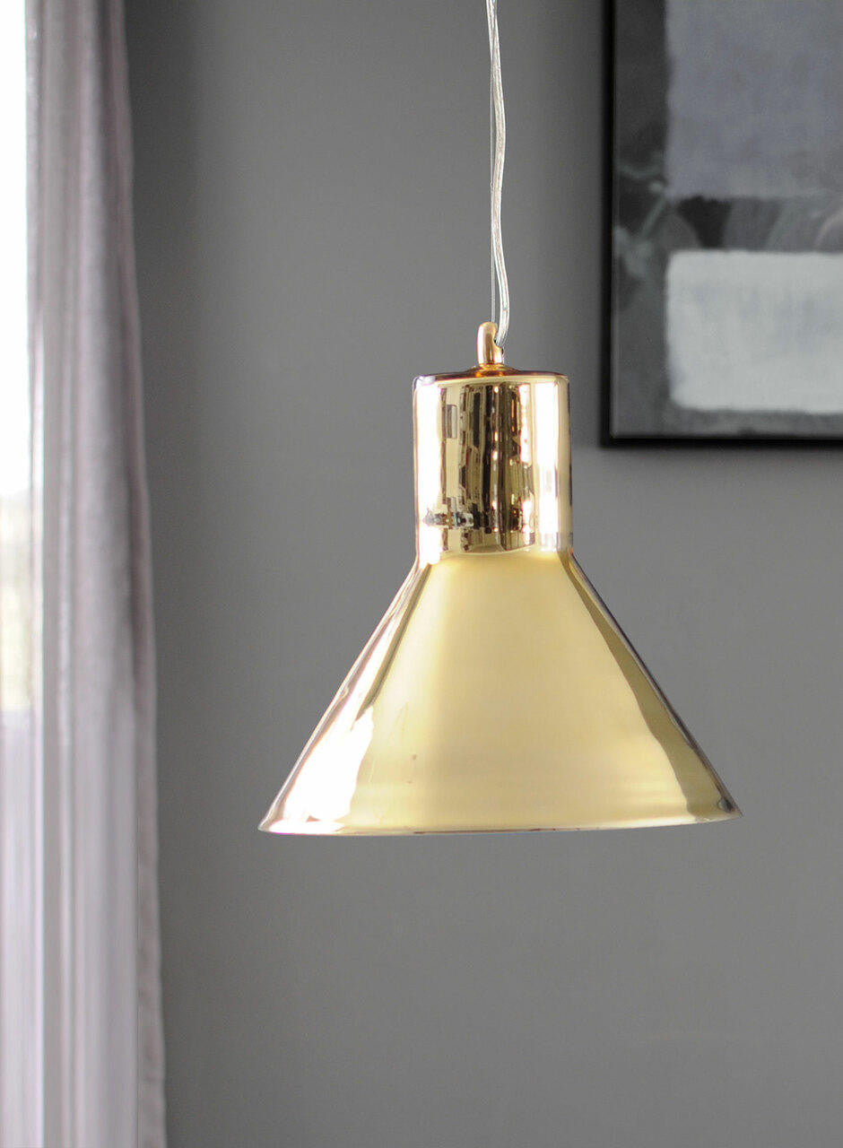 Mineheart Funnel Pendant Lamp Pendelleuchte Glas Bernstein