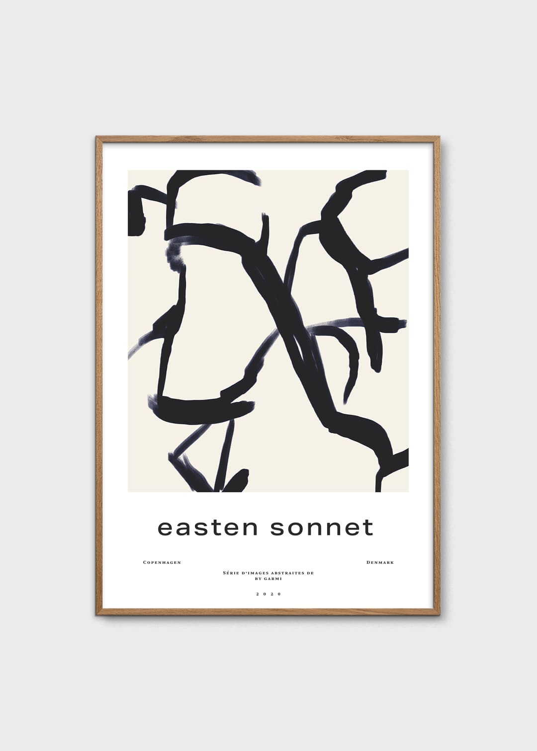 The Poster Club Easten Sonnet Poster 50x70 beige