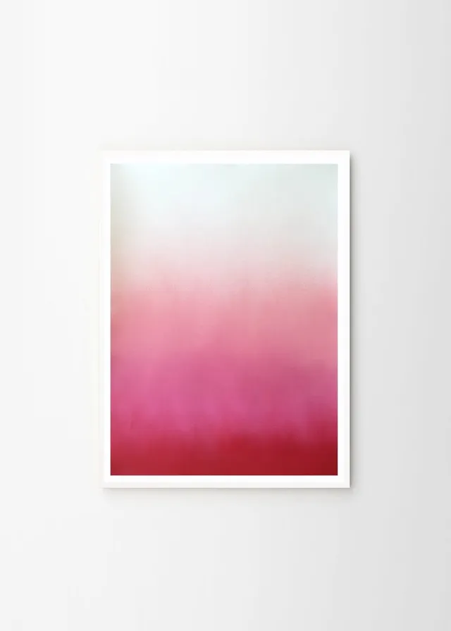 The Poster Club Art Prints Hazy Pink Poster 79x108 cm rosa