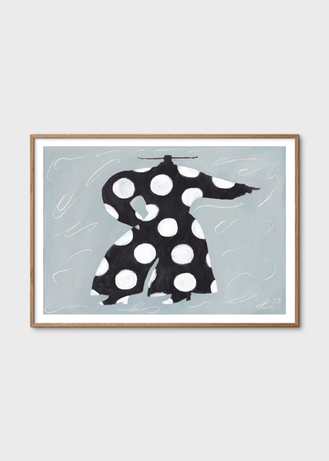 The Poster Club Art Prints Sam on the Road Poster A4 beige