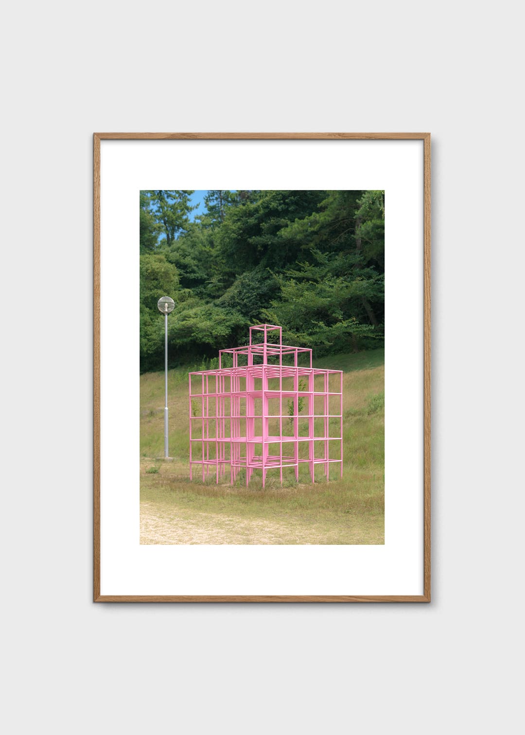 The Poster Club Art Prints Playground in Naoshima Island 01 Poster A4 grün