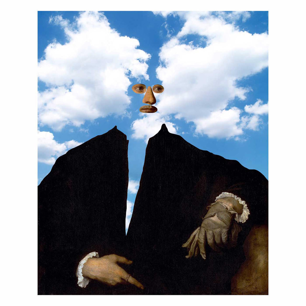 Mineheart Wall Art Man in the Clouds Poster 30x40cm Surreal