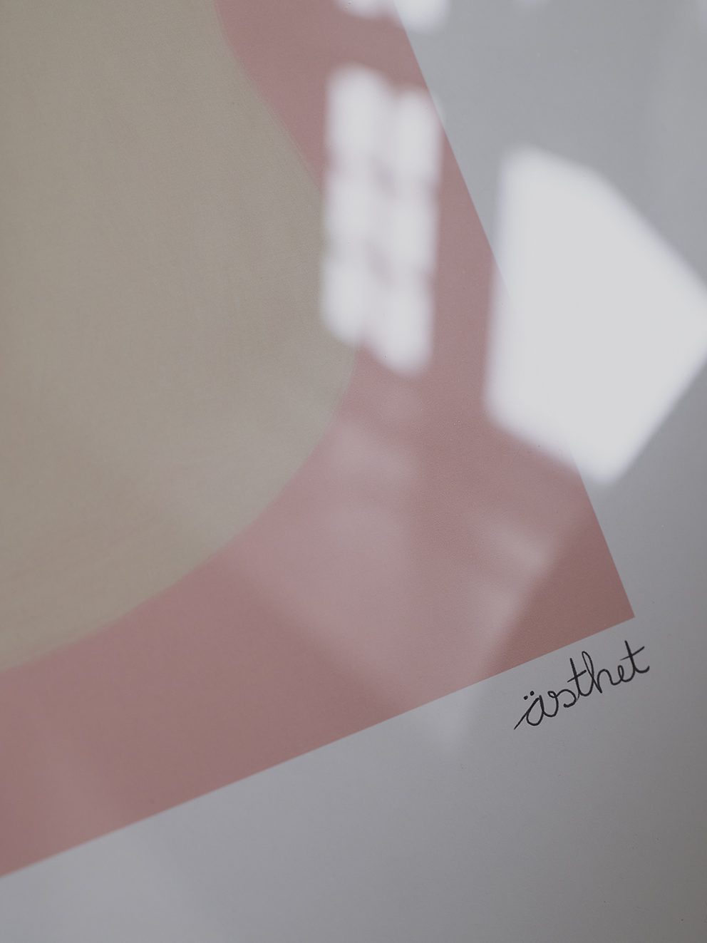 The Poster Club Art Prints Shape Study 01 Poster 30x40 beige