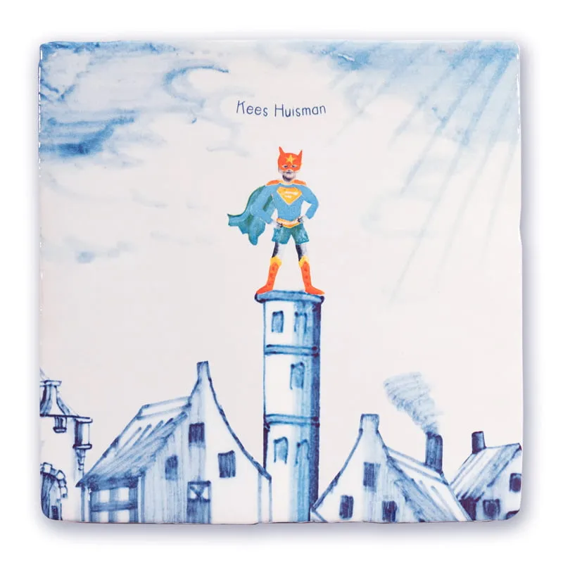 Storytiles Delft Blue Kleine held Fliese S 10x10 cm Baby