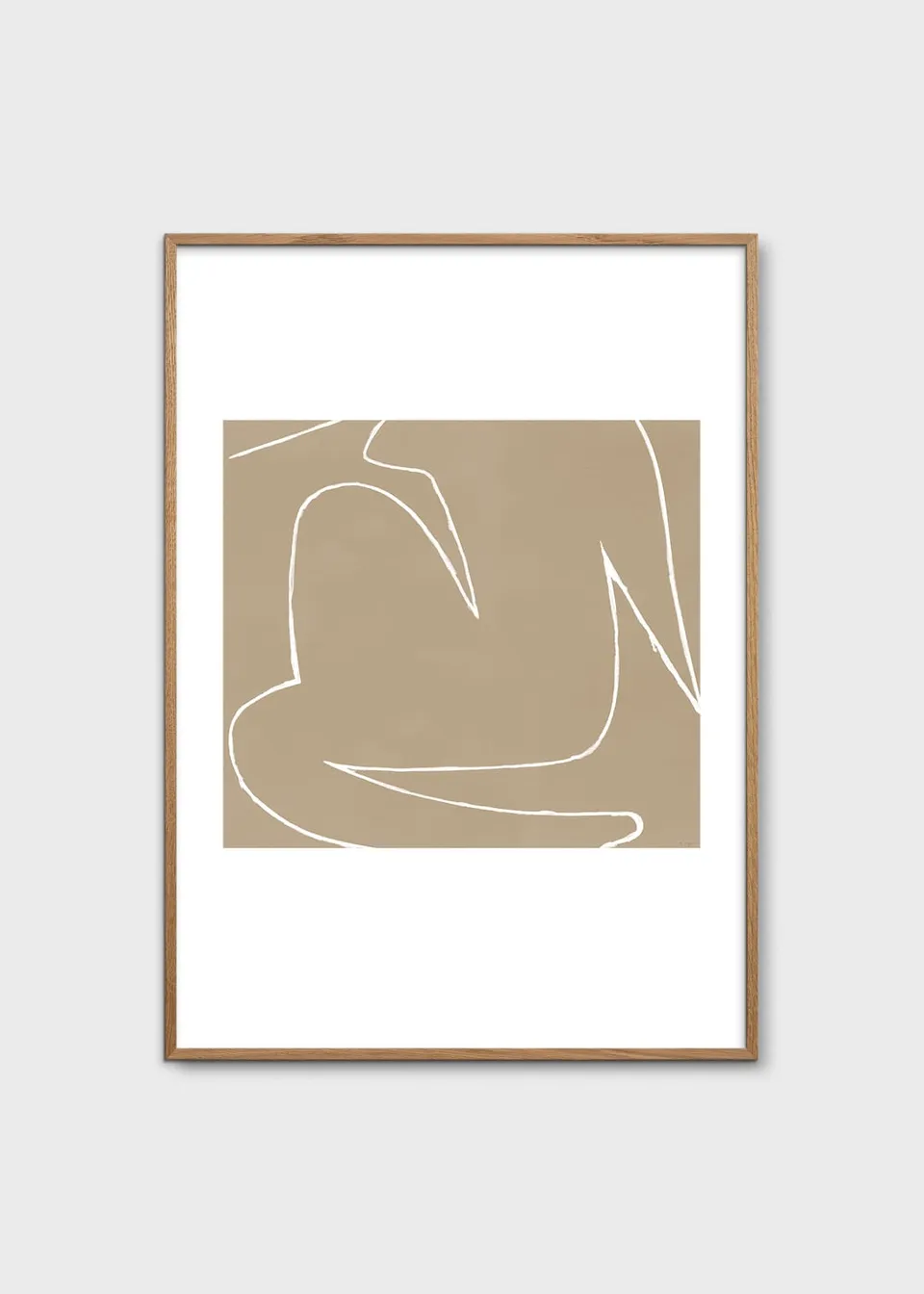 The Poster Club Art Prints Sense Poster 30x40 cm Beige