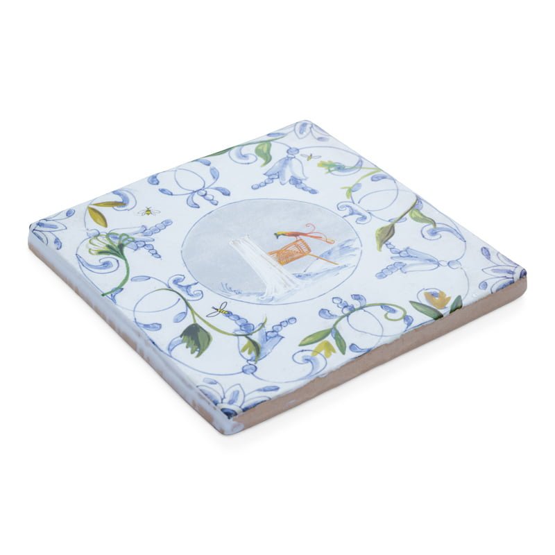 Storytiles Delft blue Een wondertje Wandfliese S 10x10 cm Baby