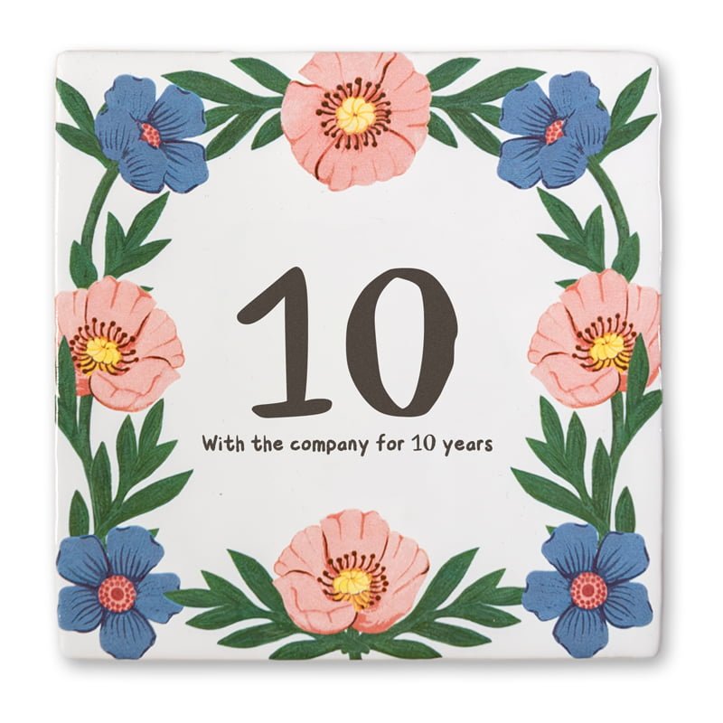 Storytiles Delft Blue Klaprozen Wandfliese S 10x10 cm Mohn Jubiläum