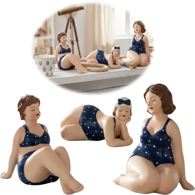 LS-LebenStil Molly Badenixe Deko Figuren 3er Set XL