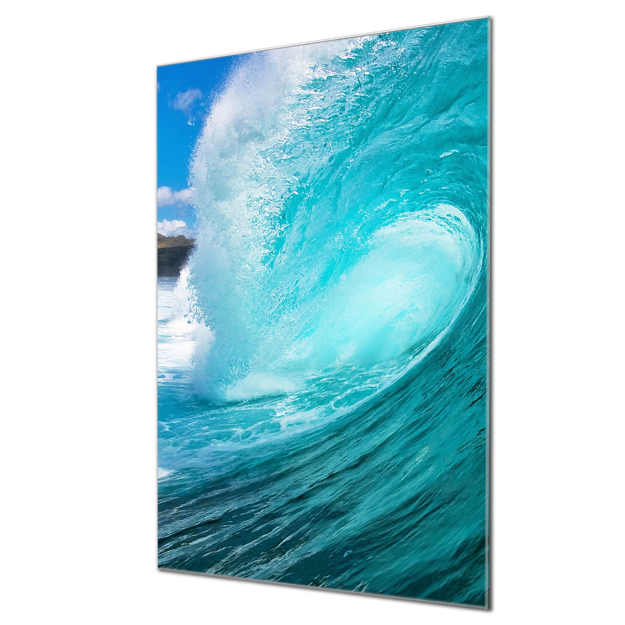 Banjado Magnettafel Paradis Glasmagnettafel 40x60 cm Strand