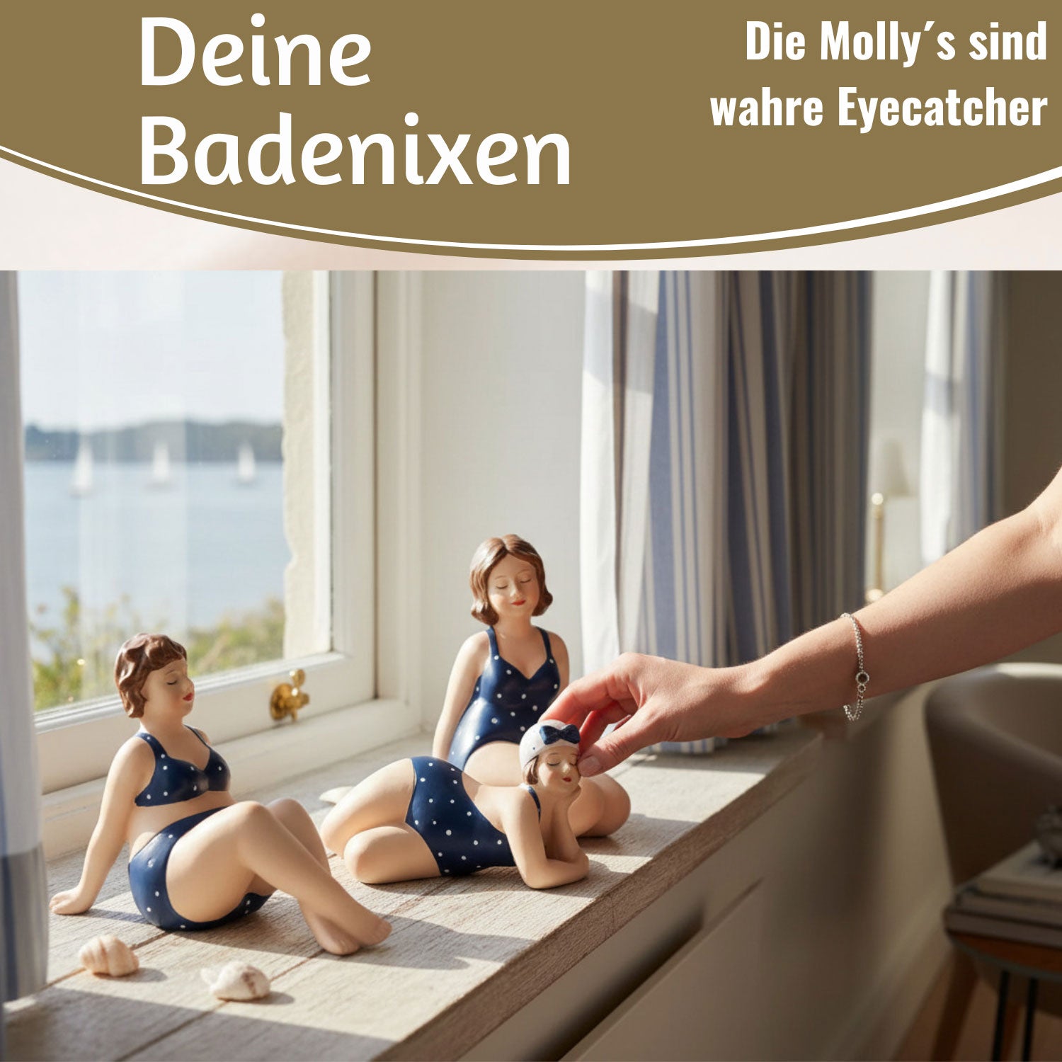 LS-LebenStil Molly Badenixe Deko Figuren 3er Set XL