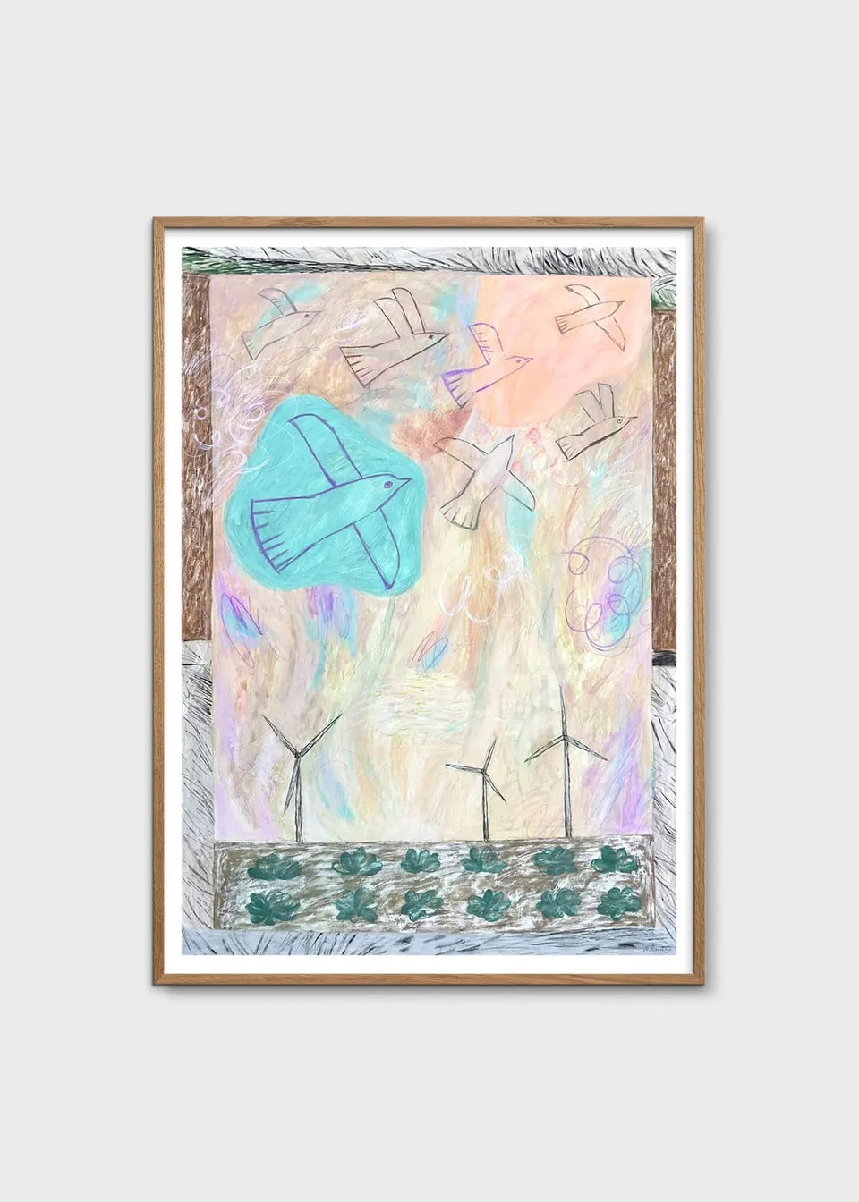 The Poster Club Art Prints Birds Poster 30x40 cm hell