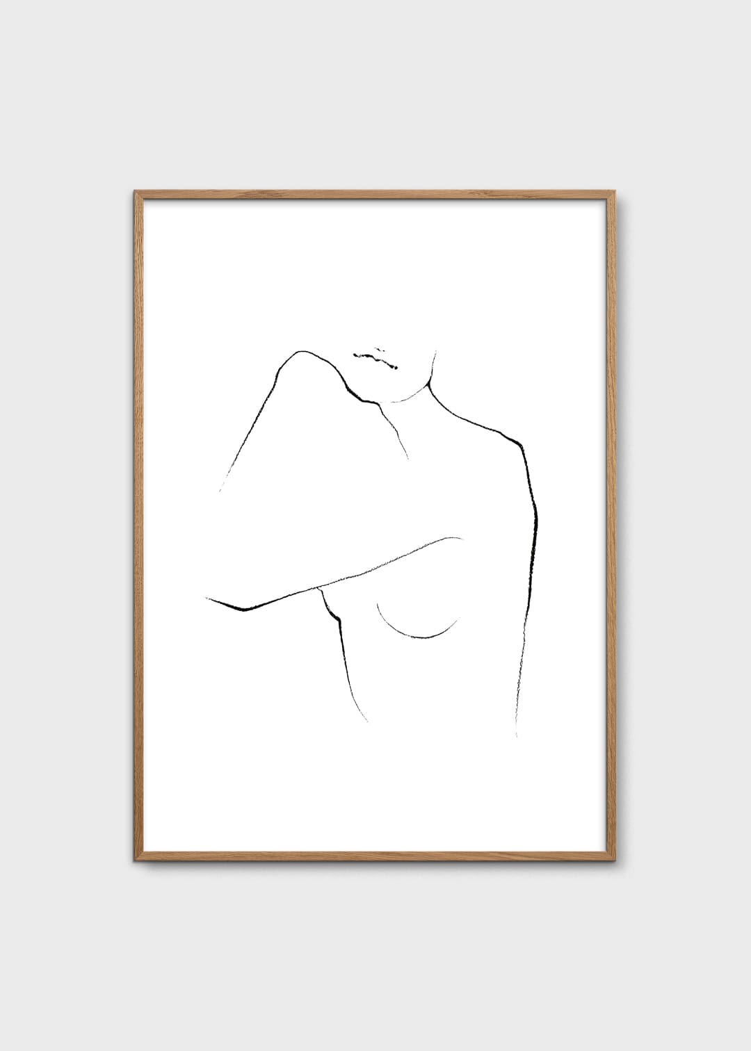 The Poster Club Josephine Poster 30x40 cm schwarz-weiss