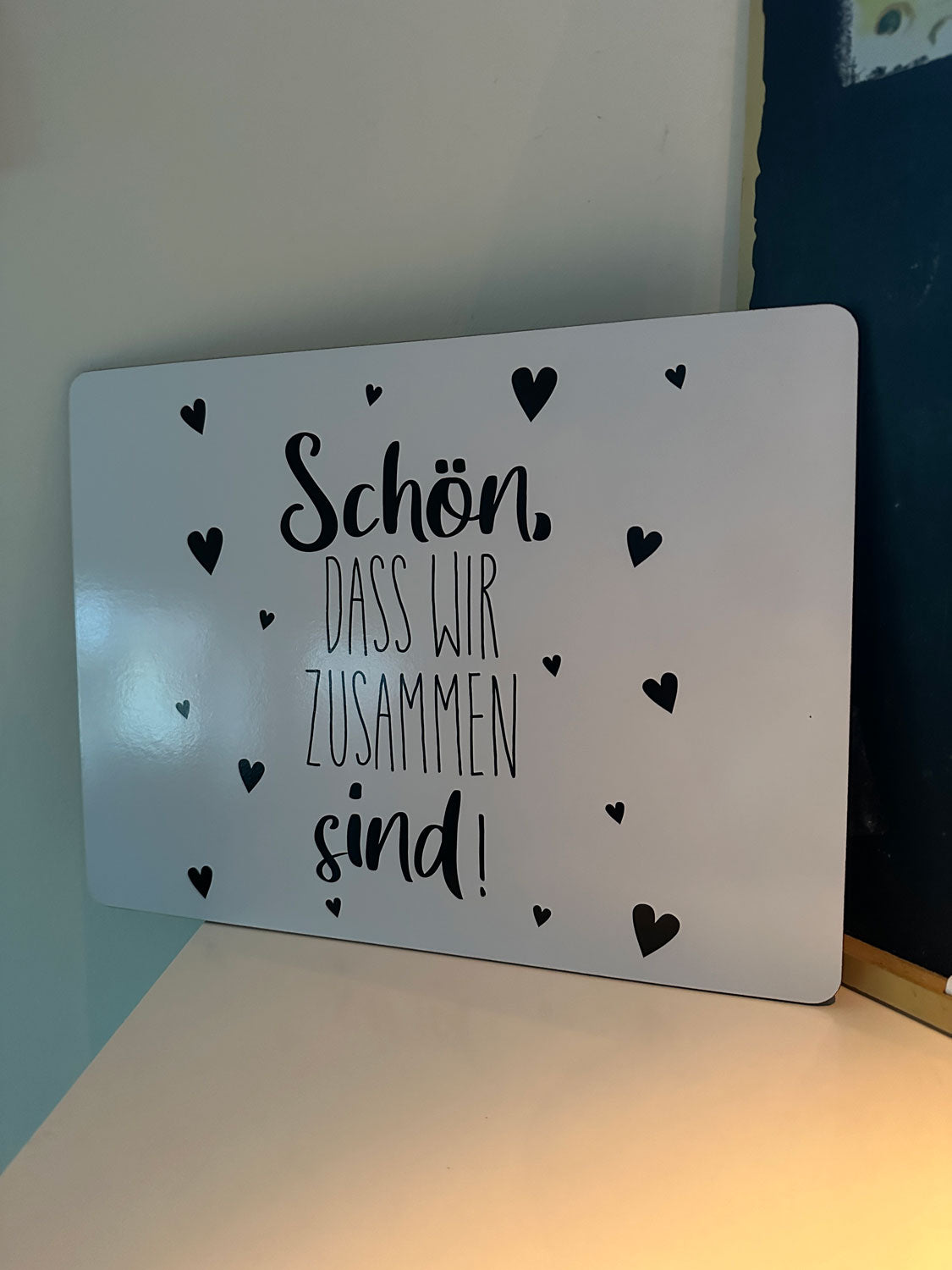 LS-LebenStil Tischset 2er-Set 40x30 cm abwaschbar Zusammen-Motiv