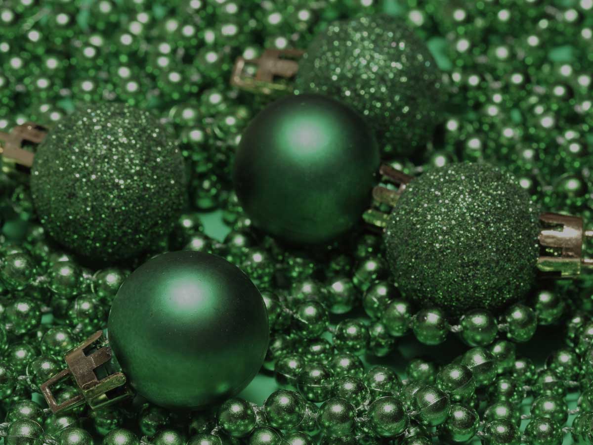 LS-LebenStil Möbel & Wohnen Weihnachtskugeln Grün 30 Stück 6cm
