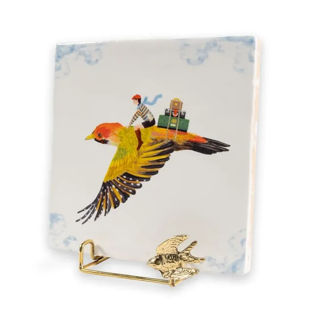 StoryTiles Tile holders Golden Holdie Swallow Fliesenhalter gold