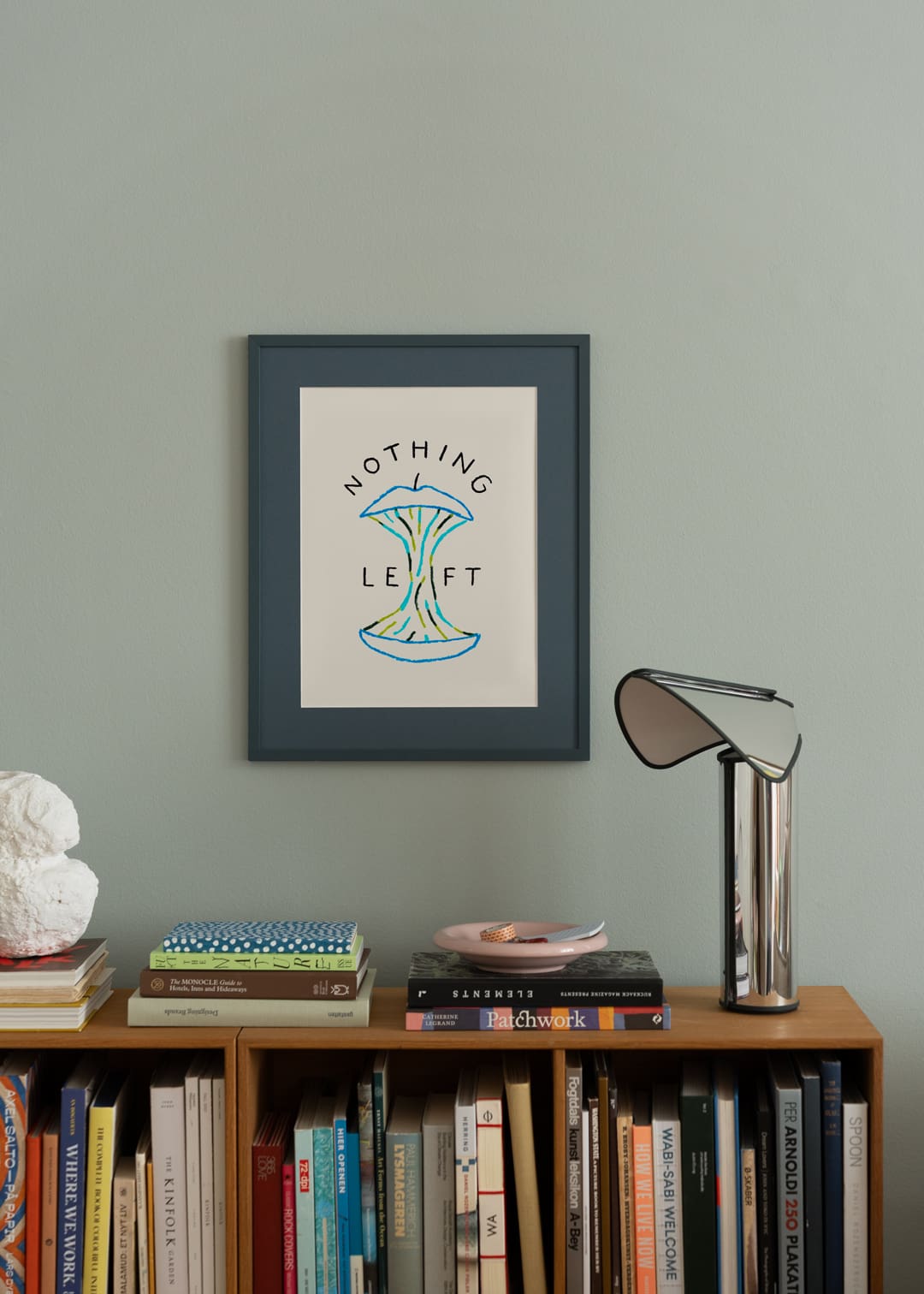 The Poster Club Nothing Left Poster 30x40 cm Blau-Grün