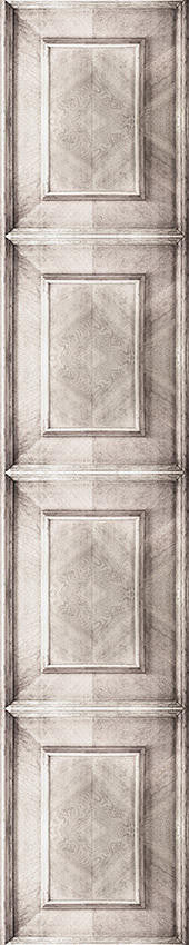 Mineheart Wallpaper Bleached Dutch Inlay Tapete beige Paneel