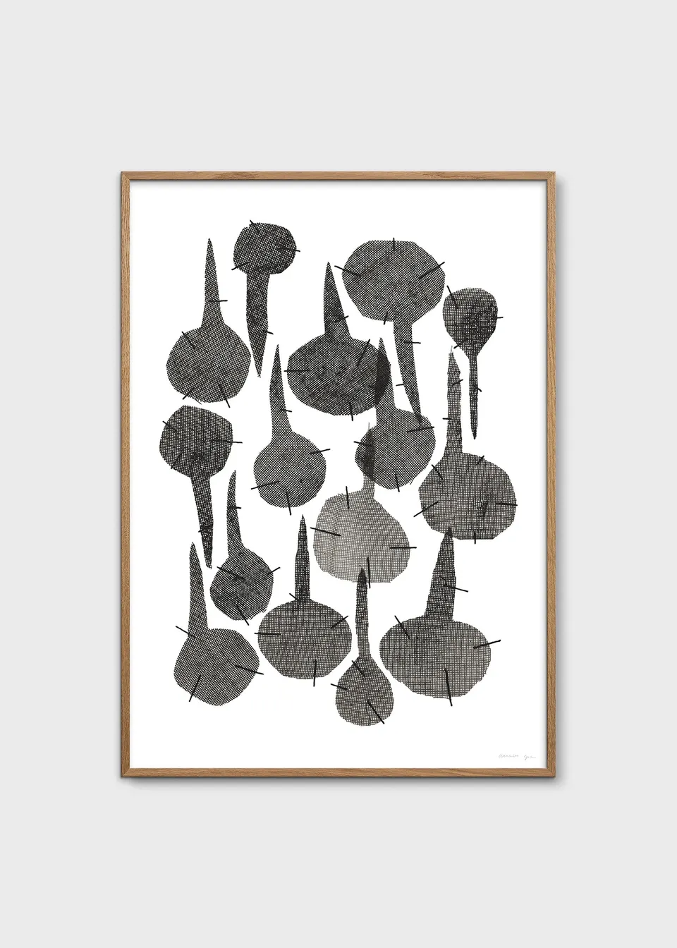 The Poster Club No. 181 Poster 30x40 cm grau abstrakt