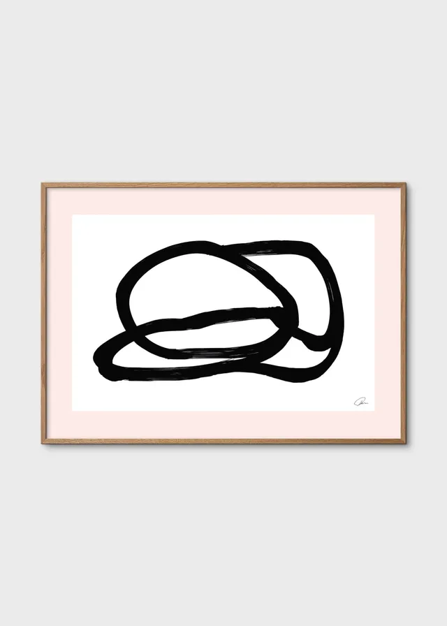 The Poster Club Art Prints Composition 01 Poster abstrakt beige