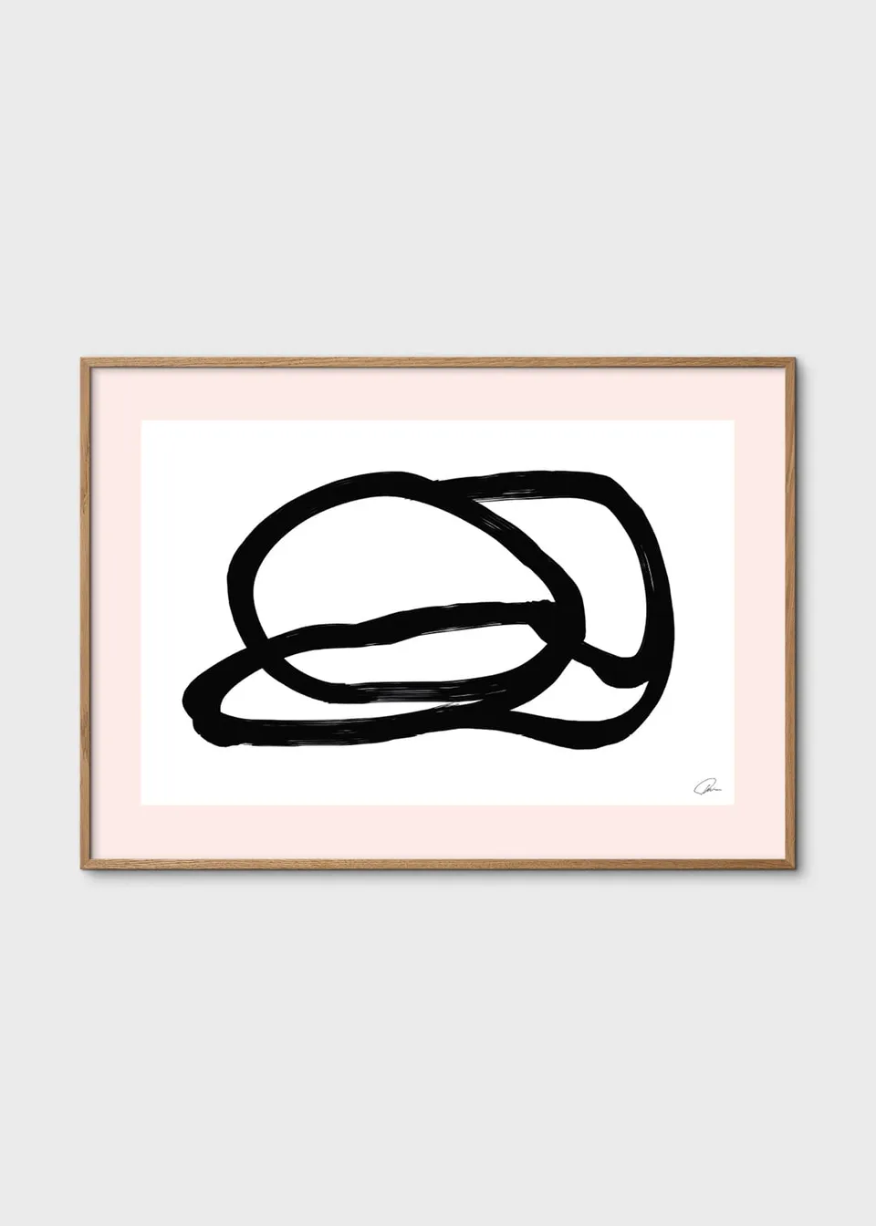 The Poster Club Art Prints Composition 01 Poster abstrakt beige