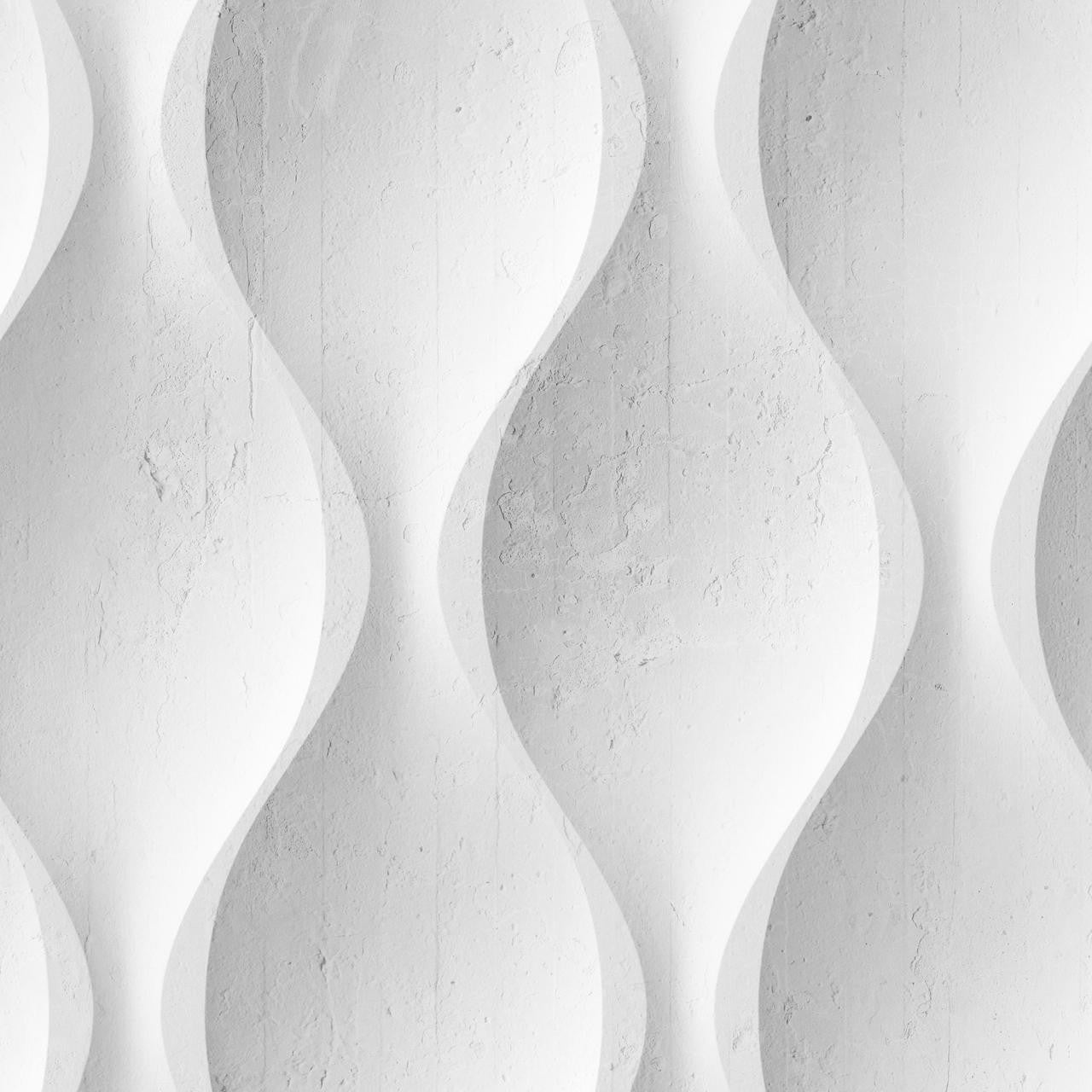 Mineheart Twist Wallpaper Tapete Weiß Steinoptik Vlies