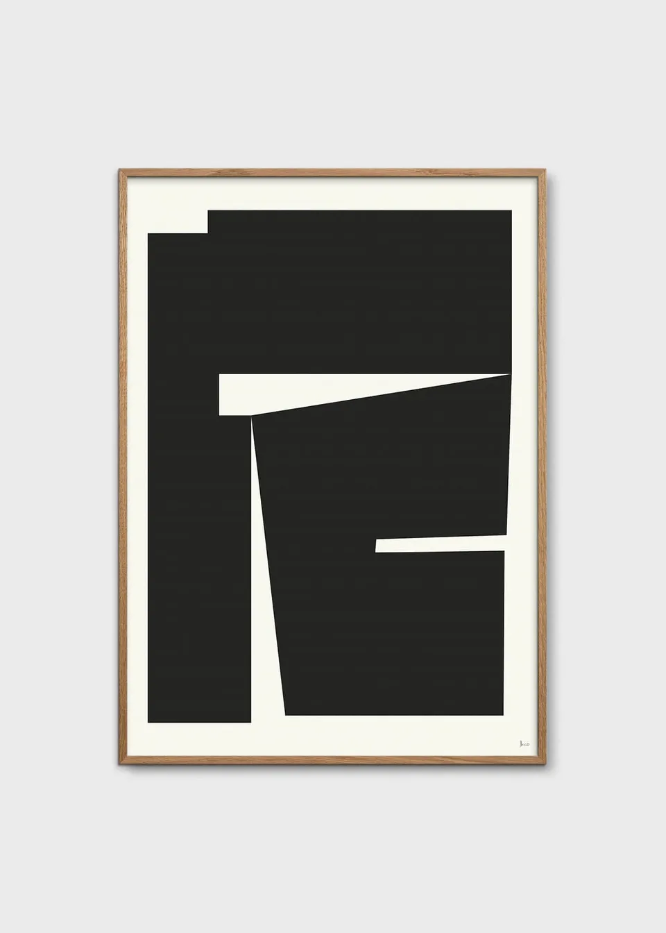 The Poster Club Composition 04 Poster 30x40 cm Beige Schwarz