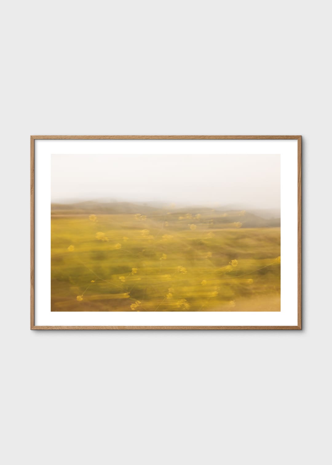 The Poster Club Golden Fotoposter A4 gelb beige