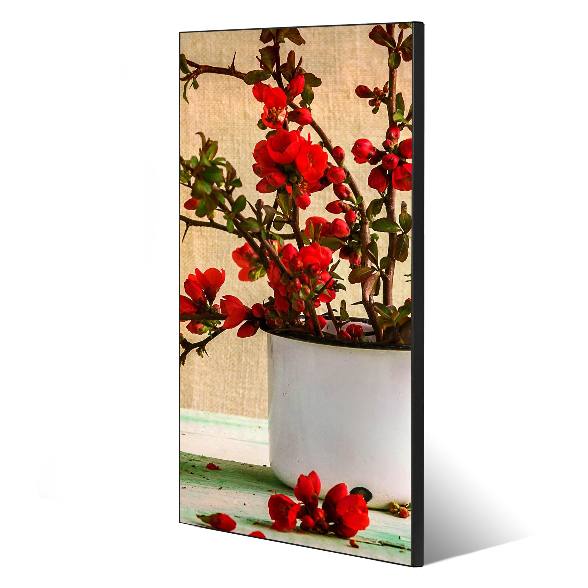 Banjado Magnettafel Berberitzen Pinnwand 37x78cm weiß