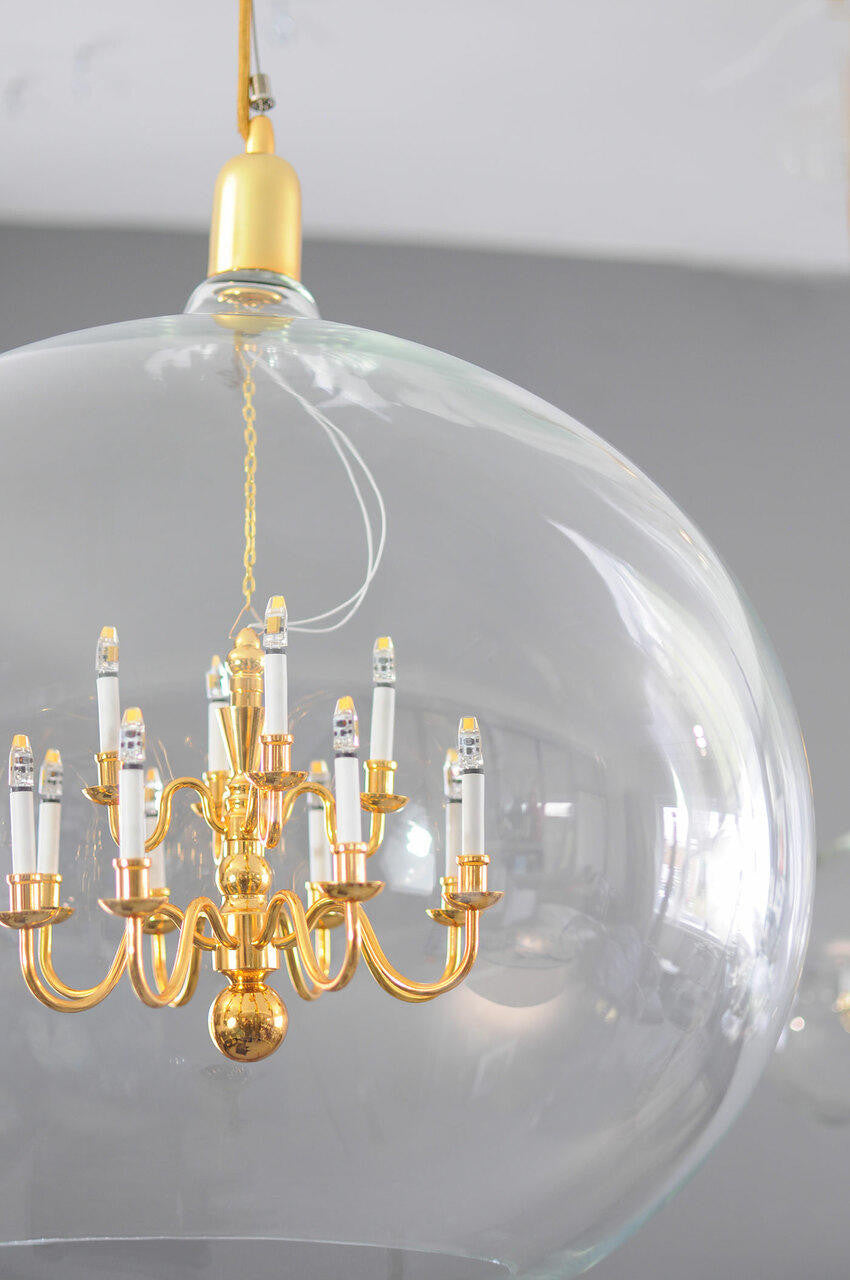 Mineheart Lighting King Edison XXL Pendelleuchte Messing