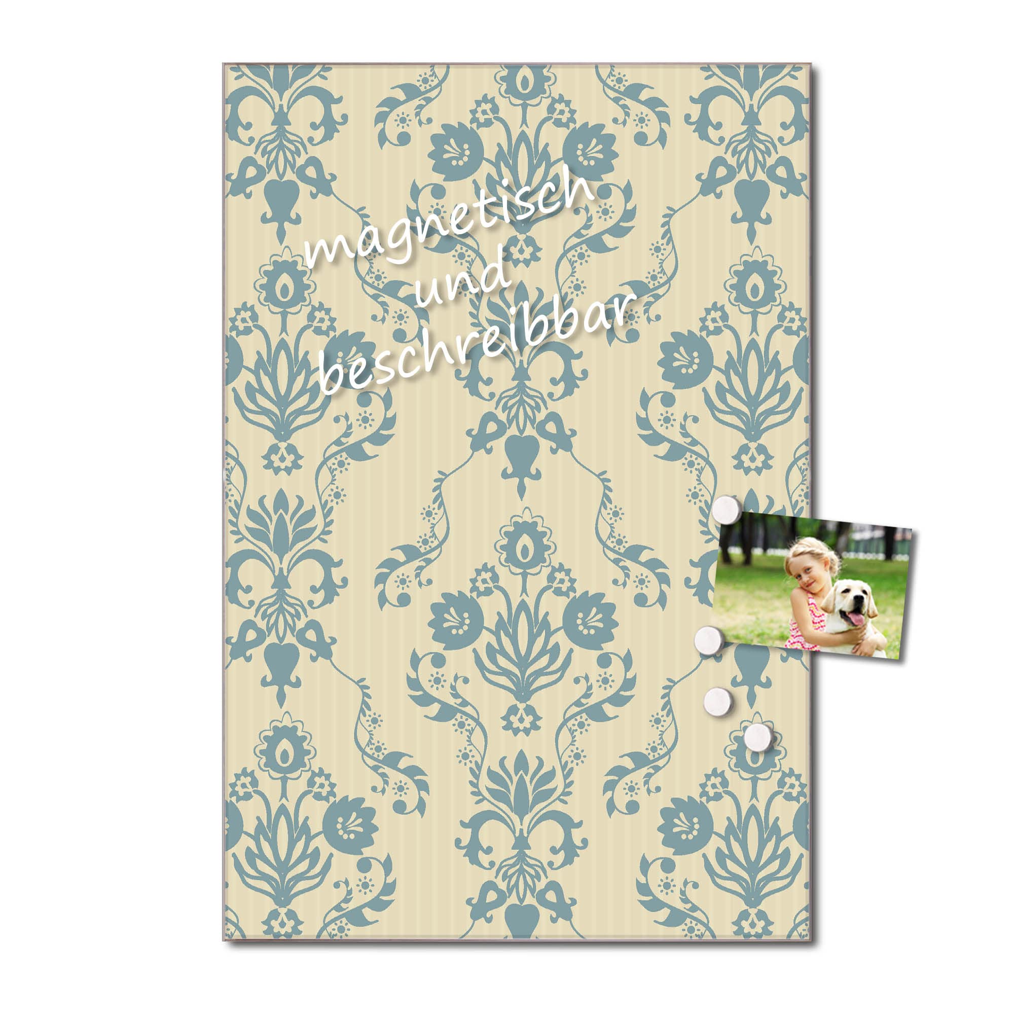 Banjado Magnettafel Nostalgische Stimmung Board 60x40 cm