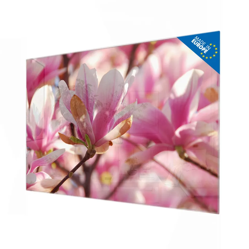 Banjado Magnettafel Magnolia Glasboard 120x80 Blumen