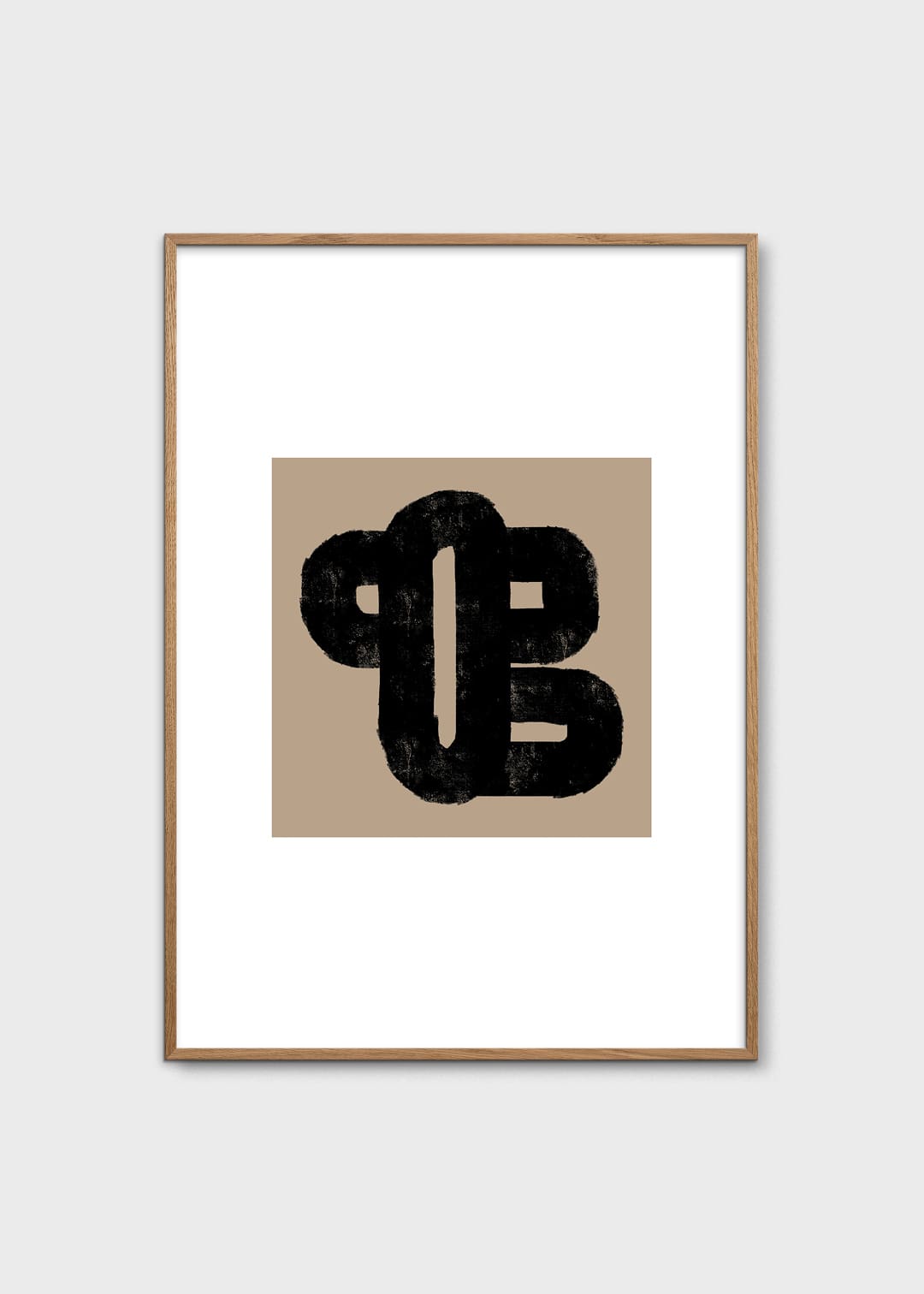 The Poster Club Abstract 402 Poster 30x40 cm beige