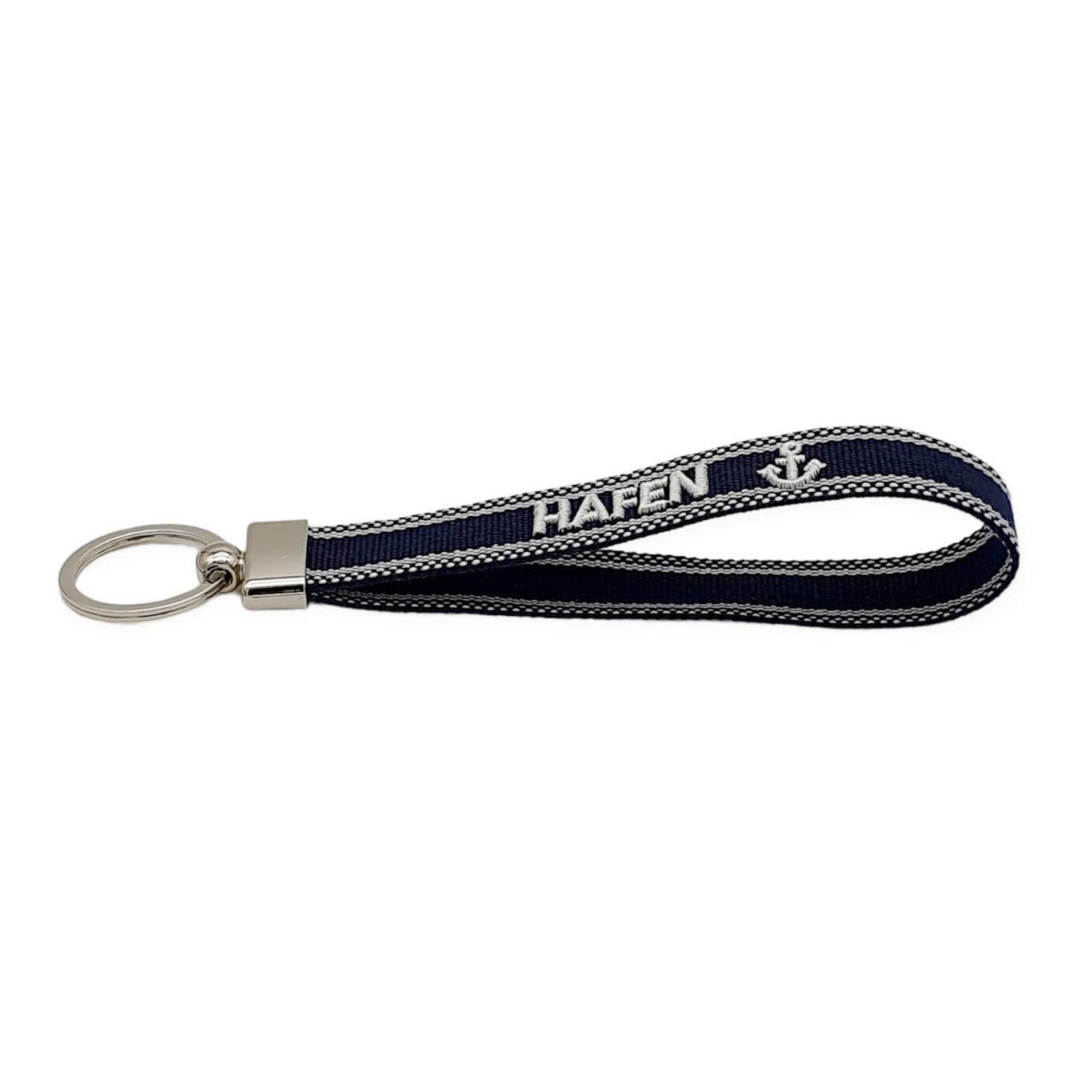 LS-LebenStil Uhren & Schmuck Schlüsselanhänger Hafen Anker Blau