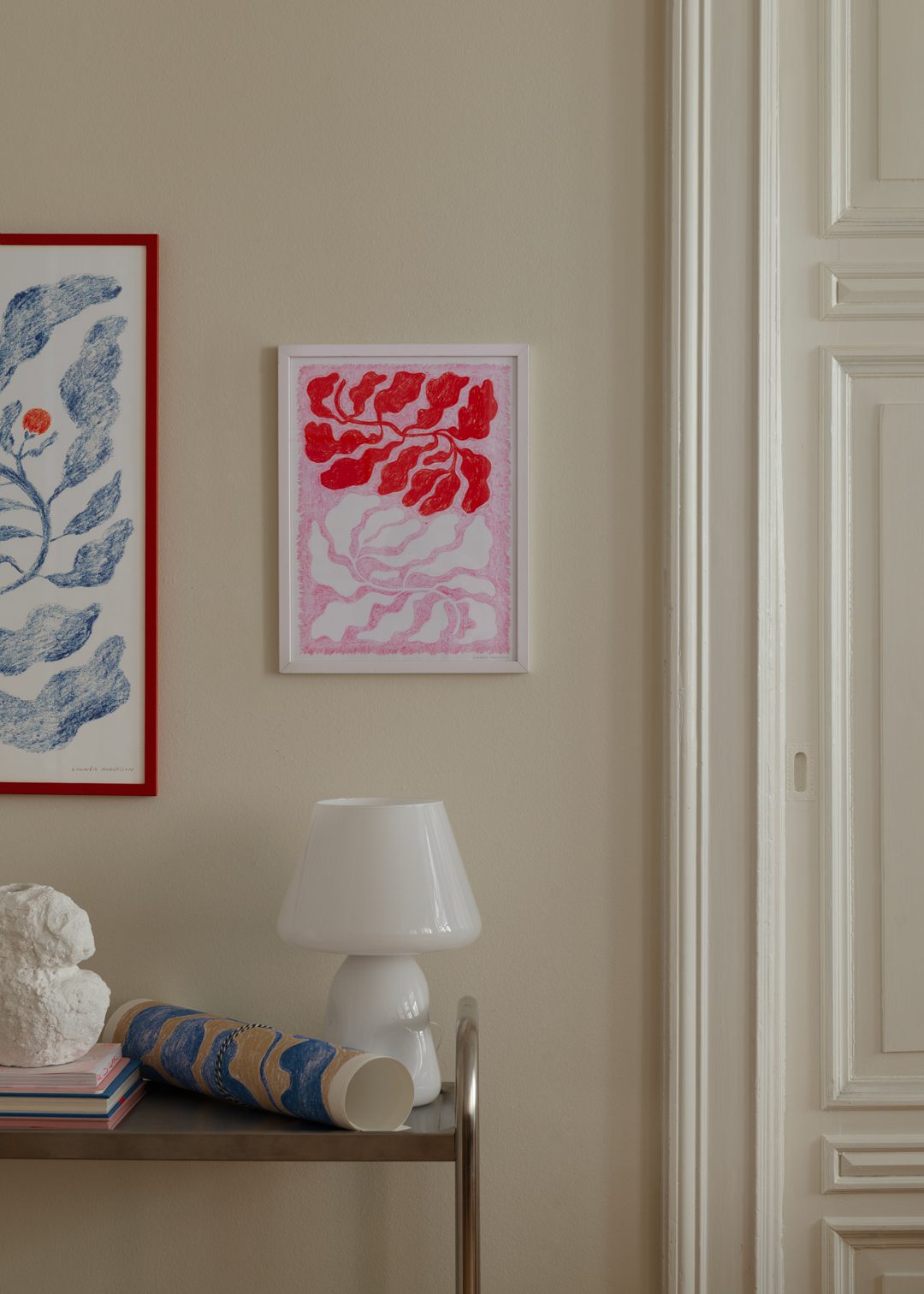 The Poster Club Longing Kunstdruck 30x40 cm rosa