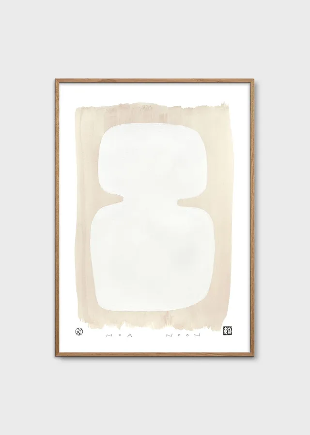 The Poster Club Chalk Pigments Kunstdruck A4 beige