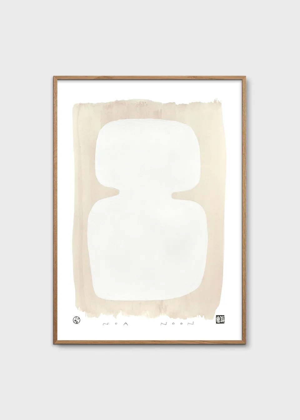 The Poster Club Chalk Pigments Kunstdruck A4 beige
