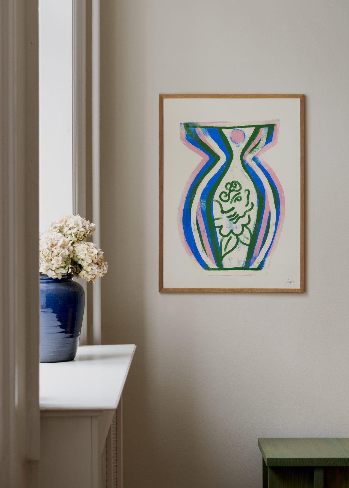 The Poster Club Art Prints Summer Vase 02 Poster 30x40 cm Vase