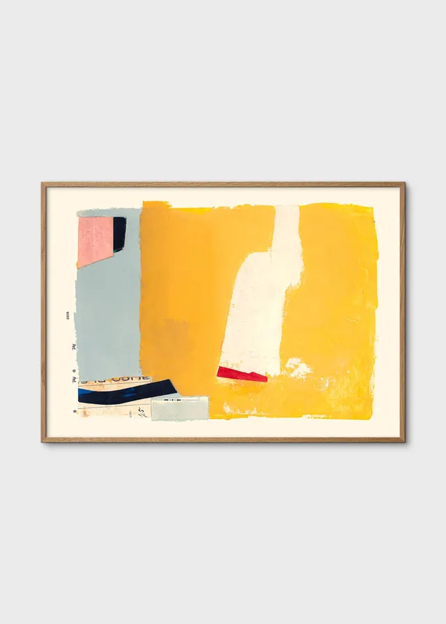 The Poster Club Jaune Poster 30x40 cm abstrakt gelb